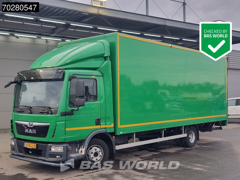 MAN TGL 10.190 4X2 10tonner NL-Truck Ladebordwand Automatic Euro 6 - Dobozos felépítményű teherautó: 1 kép. MAN TGL 10.190 4X2 10tonner NL-Truck Ladebordwand Automatic Euro 6 - Dobozos felépítményű teherautó: 1 kép.