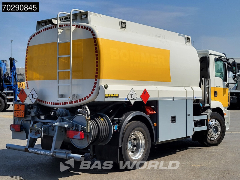 MAN TGM 18.340 4X2 Rohr Fuel tanker 15100 liter Automatic Euro 6 - Tartályos teherautó: 5 kép. MAN TGM 18.340 4X2 Rohr Fuel tanker 15100 liter Automatic Euro 6 - Tartályos teherautó: 5 kép.