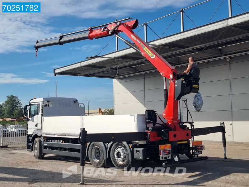 MAN TGS 26.440 6X2 NEW NL-Truck Palfinger PK 20.501 L TEC3 Kran Crane Baustoff Euro 6 - Platós teherautó, Darus autó: 2 kép. MAN TGS 26.440 6X2 NEW NL-Truck Palfinger PK 20.501 L TEC3 Kran Crane Baustoff Euro 6 - Platós teherautó, Darus autó: 2 kép.
