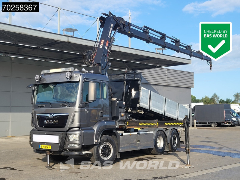 MAN TGS 26.500 6X2 Prepared NL-Truck NEW APK HIAB X-HIPRO 302 E-6 Crane Kran Fifth wheel - Billenőplatós teherautó, Darus autó: 1 kép. MAN TGS 26.500 6X2 Prepared NL-Truck NEW APK HIAB X-HIPRO 302 E-6 Crane Kran Fifth wheel - Billenőplatós teherautó, Darus autó: 1 kép.