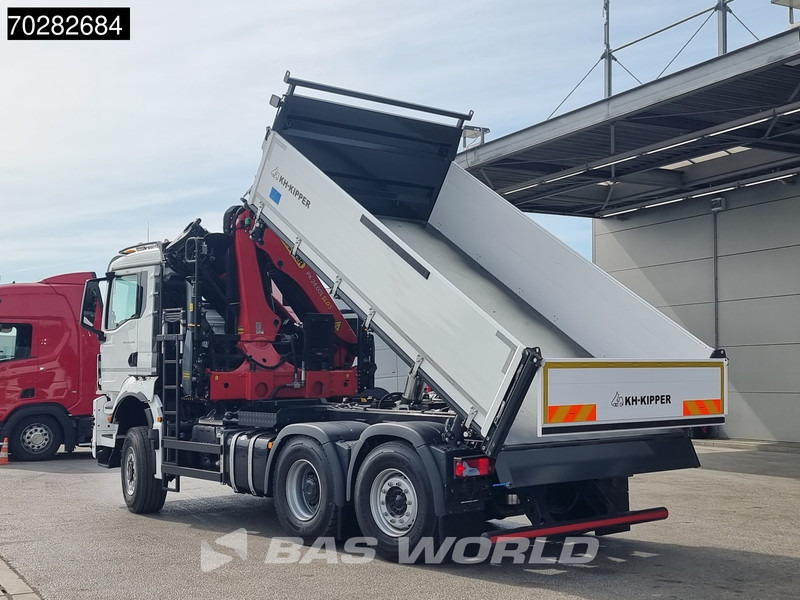 MAN TGS 28.520 6X4 Palfinger PK24001 SLD 5 Kran 2-way tipper Retarder Big-Axle Liftachse Euro 6 - Billenőplatós teherautó, Darus autó: 2 kép. MAN TGS 28.520 6X4 Palfinger PK24001 SLD 5 Kran 2-way tipper Retarder Big-Axle Liftachse Euro 6 - Billenőplatós teherautó, Darus autó: 2 kép.