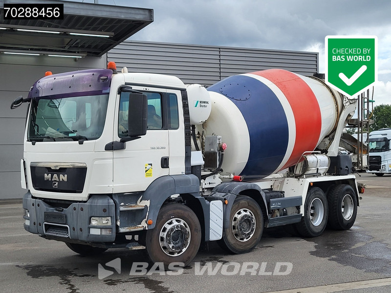 MAN TGS 32.360 8X4 9M3 Schwing Stetter Steel suspension Manual Euro 4 - Betonmixer: 1 kép. MAN TGS 32.360 8X4 9M3 Schwing Stetter Steel suspension Manual Euro 4 - Betonmixer: 1 kép.