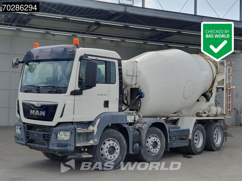 MAN TGS 32.400 8X4 9m3 Intermix Steelsuspension Navi Euro 6 - Betonmixer: 1 kép. MAN TGS 32.400 8X4 9m3 Intermix Steelsuspension Navi Euro 6 - Betonmixer: 1 kép.