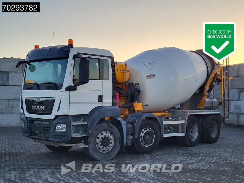 MAN TGS 32.420 8X4 9m3 Stetter Mixer Steel Suspension Automatic Euro 6 - Betonmixer: 1 kép. MAN TGS 32.420 8X4 9m3 Stetter Mixer Steel Suspension Automatic Euro 6 - Betonmixer: 1 kép.