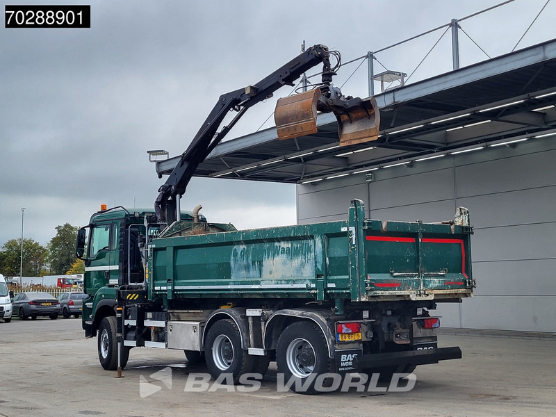 MAN TGS 33.440 TGS 6X6 NL-Truck 12m3 Jansen Tipper HMF 1643 Crane Steering-Axle Big-Axle Automatic Euro 6 - Billenőplatós teherautó, Darus autó: 2 kép. MAN TGS 33.440 TGS 6X6 NL-Truck 12m3 Jansen Tipper HMF 1643 Crane Steering-Axle Big-Axle Automatic Euro 6 - Billenőplatós teherautó, Darus autó: 2 kép.