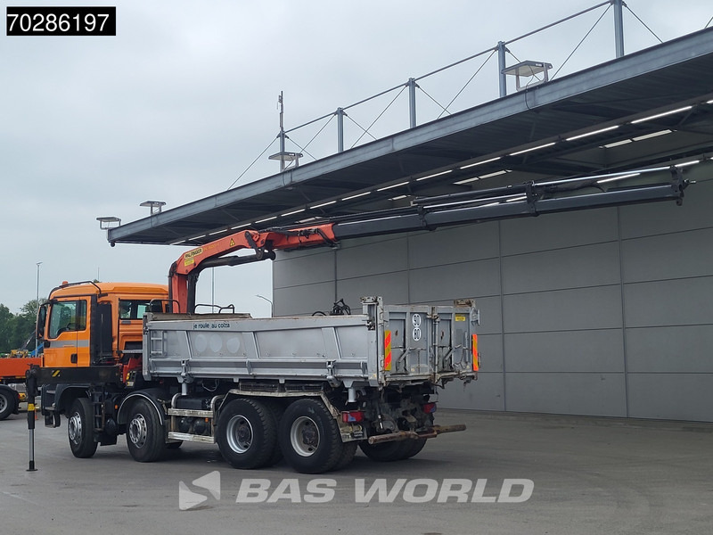 MAN TGS 35.400 8X4 Palfinger PK16001 K Kran Crane Retarder Big-Axle 2-Way tipper Euro 6 - Billenőplatós teherautó, Darus autó: 2 kép. MAN TGS 35.400 8X4 Palfinger PK16001 K Kran Crane Retarder Big-Axle 2-Way tipper Euro 6 - Billenőplatós teherautó, Darus autó: 2 kép.