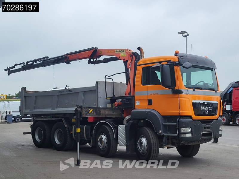 MAN TGS 35.400 8X4 Palfinger PK16001 K Kran Crane Retarder Big-Axle 2-Way tipper Euro 6 lízing MAN TGS 35.400 8X4 Palfinger PK16001 K Kran Crane Retarder Big-Axle 2-Way tipper Euro 6: 11 kép.