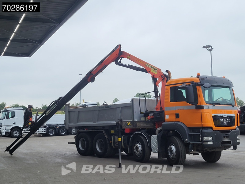 MAN TGS 35.400 8X4 Palfinger PK16001 K Kran Crane Retarder Big-Axle 2-Way tipper Euro 6 lízing MAN TGS 35.400 8X4 Palfinger PK16001 K Kran Crane Retarder Big-Axle 2-Way tipper Euro 6: 12 kép.