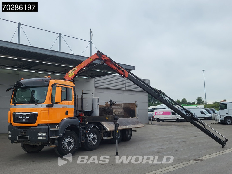 MAN TGS 35.400 8X4 Palfinger PK16001 K Kran Crane Retarder Big-Axle 2-Way tipper Euro 6 lízing MAN TGS 35.400 8X4 Palfinger PK16001 K Kran Crane Retarder Big-Axle 2-Way tipper Euro 6: 9 kép.