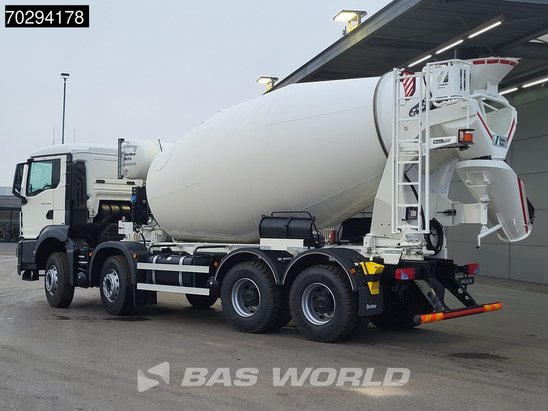 MAN TGS 41.440 8X4 NEW! 12m3 Stetter concrete mixer Big-Axle Steelsuspension Euro 6 - Betonmixer: 2 kép. MAN TGS 41.440 8X4 NEW! 12m3 Stetter concrete mixer Big-Axle Steelsuspension Euro 6 - Betonmixer: 2 kép.