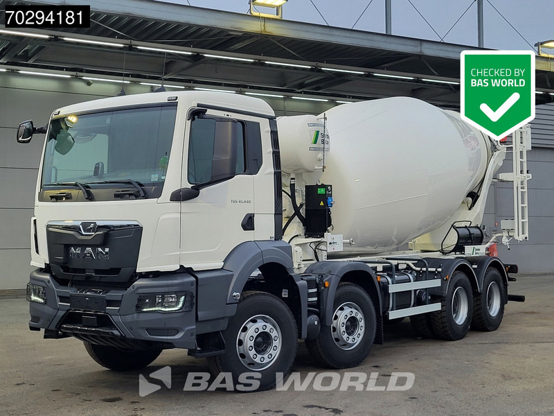 MAN TGS 41.440 8X4 New! 12m3 Stetter Mixer Big-Axle Steelsuspension Automatic Euro 6 - Betonmixer: 1 kép. MAN TGS 41.440 8X4 New! 12m3 Stetter Mixer Big-Axle Steelsuspension Automatic Euro 6 - Betonmixer: 1 kép.