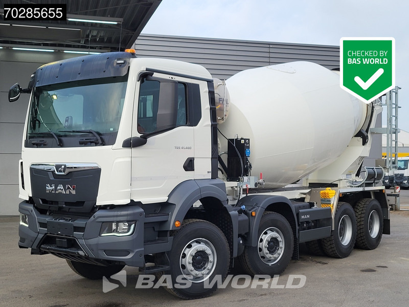 MAN TGS 41.480 8X4 NEW! 12m3 Mixer Retarder Steelsuspension Big-Axle Euro 6 - Betonmixer: 1 kép. MAN TGS 41.480 8X4 NEW! 12m3 Mixer Retarder Steelsuspension Big-Axle Euro 6 - Betonmixer: 1 kép.