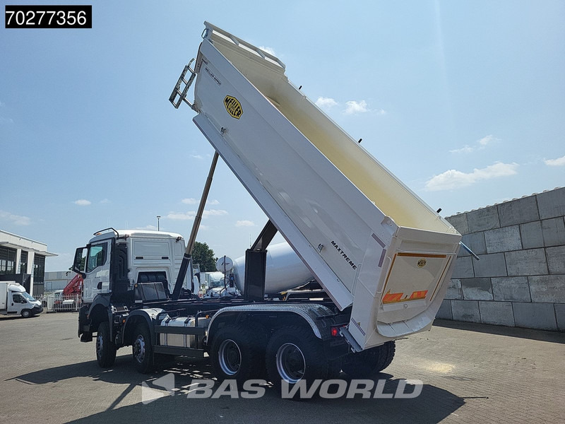 MAN TGS 41.480 8X6 NEW! 19m3 Meiller Tipper Big-Axle Steel suspension Automatic Euro 6 - Billenőplatós teherautó: 3 kép. MAN TGS 41.480 8X6 NEW! 19m3 Meiller Tipper Big-Axle Steel suspension Automatic Euro 6 - Billenőplatós teherautó: 3 kép.