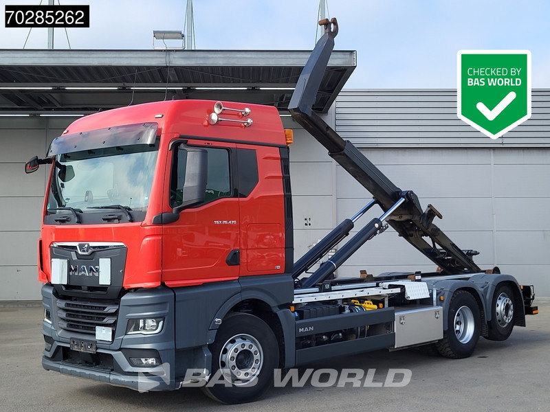 MAN TGX 26.470 TGX 6X2 VDL S-21-6200 ADR Retarder Lift+Lenkachse ACC Euro 6 - Horgos rakodó teherautó: 1 kép. MAN TGX 26.470 TGX 6X2 VDL S-21-6200 ADR Retarder Lift+Lenkachse ACC Euro 6 - Horgos rakodó teherautó: 1 kép.