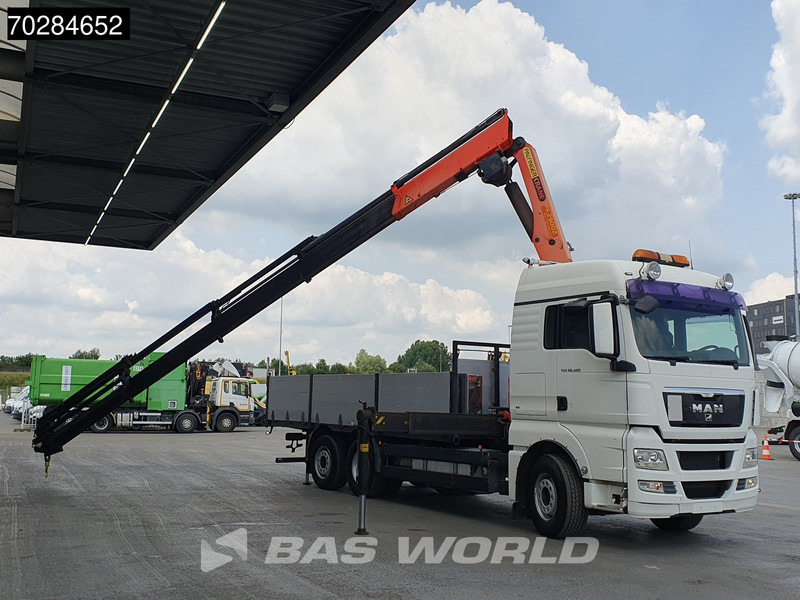 MAN TGX 26.480 TGX 6X2 Palfinger PK29002 Kran Crane 8 extensions Retarder Manual Euro 4 - Platós teherautó, Darus autó: 5 kép. MAN TGX 26.480 TGX 6X2 Palfinger PK29002 Kran Crane 8 extensions Retarder Manual Euro 4 - Platós teherautó, Darus autó: 5 kép.