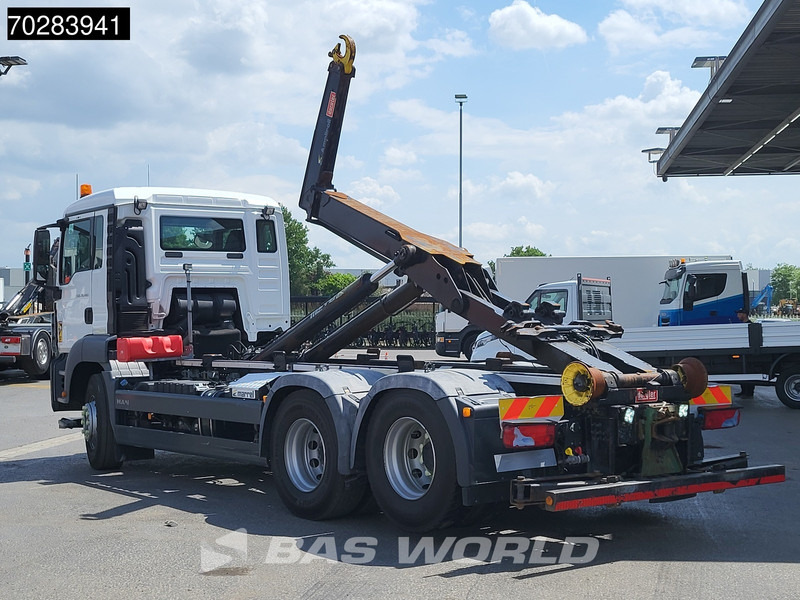 MAN TGX 28.460 6X2 Marrel AL20 S56 hooklift Automatic LiftAsche Euro 6 - Horgos rakodó teherautó: 2 kép. MAN TGX 28.460 6X2 Marrel AL20 S56 hooklift Automatic LiftAsche Euro 6 - Horgos rakodó teherautó: 2 kép.