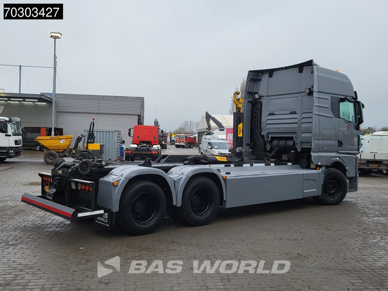 Horgos rakodó teherautó MAN TGX 28.640 TGX 6X2 NL-Truck APK Hyva 26-60-S containersystem Lift-axle Automatic Euro 6: 18 kép. Horgos rakodó teherautó MAN TGX 28.640 TGX 6X2 NL-Truck APK Hyva 26-60-S containersystem Lift-axle Automatic Euro 6: 18 kép.