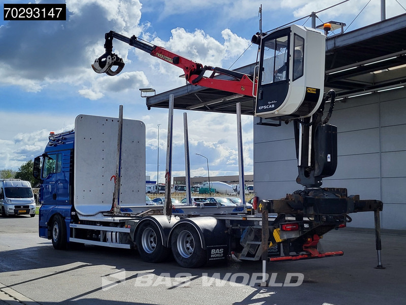 MAN TGX 33.580 TGX 6X4 Palfinger Epsilon Wood crane Holztransport Retarder Navi Xenon Euro 6 - Rönkszállító teherautó, Darus autó: 2 kép. MAN TGX 33.580 TGX 6X4 Palfinger Epsilon Wood crane Holztransport Retarder Navi Xenon Euro 6 - Rönkszállító teherautó, Darus autó: 2 kép.