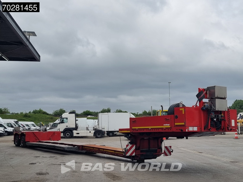 MEUSBURGER Type MPG-2 2 axles Extendable 2xLenkachse Gooseneck - Félpótkocsi mélybölcsős: 3 kép. MEUSBURGER Type MPG-2 2 axles Extendable 2xLenkachse Gooseneck - Félpótkocsi mélybölcsős: 3 kép.