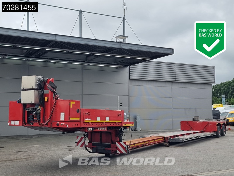 MEUSBURGER Type MPG-2 2 axles Extendable 2xLenkachse Gooseneck - Félpótkocsi mélybölcsős: 1 kép. MEUSBURGER Type MPG-2 2 axles Extendable 2xLenkachse Gooseneck - Félpótkocsi mélybölcsős: 1 kép.