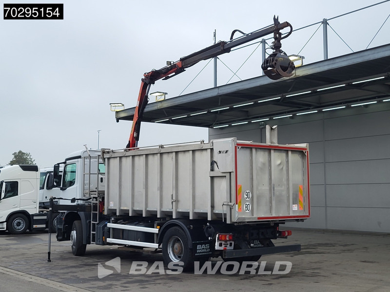 Mercedes-Benz Actros 1833 4X2 Palfinger PK7.501 SLD Kran Crane 17m3 tipper Big-Axle Euro 6 - Billenőplatós teherautó, Darus autó: 2 kép. Mercedes-Benz Actros 1833 4X2 Palfinger PK7.501 SLD Kran Crane 17m3 tipper Big-Axle Euro 6 - Billenőplatós teherautó, Darus autó: 2 kép.