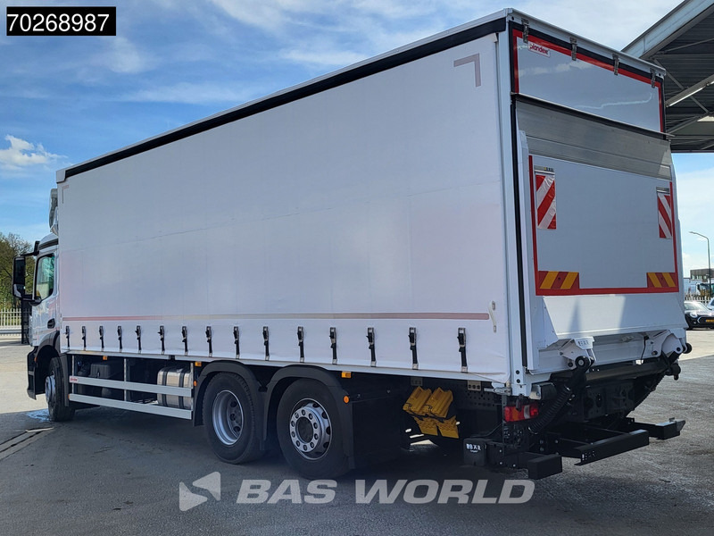 Mercedes-Benz Actros 2532 6X2 NEW 2000kg Ladebordwand Navi Lenkachse Euro 6 - Ponyvás teherautó: 2 kép. Mercedes-Benz Actros 2532 6X2 NEW 2000kg Ladebordwand Navi Lenkachse Euro 6 - Ponyvás teherautó: 2 kép.