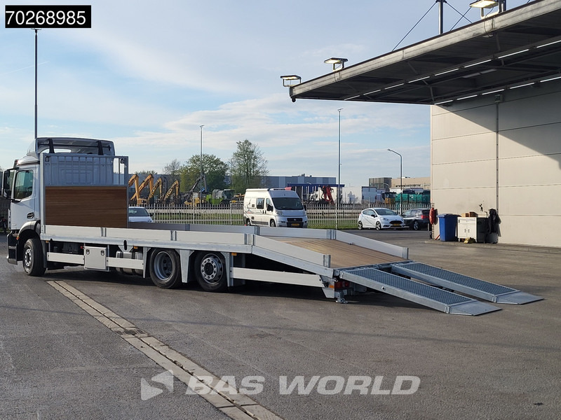 Új Autószállító teherautó Mercedes-Benz Actros 2532 6X2 NEW! Machine tansporter Oprijwagen Lenkachse Navi Euro 6: 7 kép.