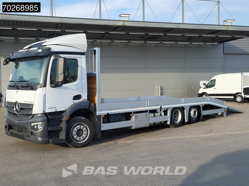 Új Autószállító teherautó Mercedes-Benz Actros 2532 6X2 NEW! Machine tansporter Oprijwagen Lenkachse Navi Euro 6: 8 kép.