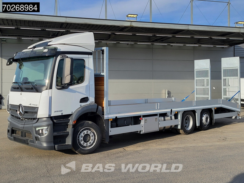 Mercedes-Benz Actros 2532 6X2 NEW! Machine tansporter Oprijwagen Lenkachse Navi Euro 6 - Autószállító teherautó: 3 kép. Mercedes-Benz Actros 2532 6X2 NEW! Machine tansporter Oprijwagen Lenkachse Navi Euro 6 - Autószállító teherautó: 3 kép.
