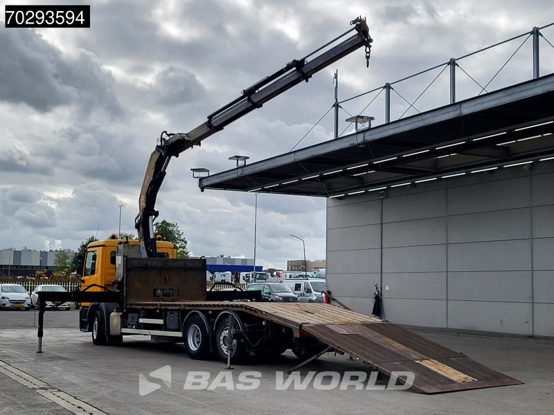 Mercedes-Benz Actros 2532 6X2 PM 30 T/M Crane Kran Remote Lift+Steering Axle 3-Pedals - Platós teherautó, Darus autó: 2 kép. Mercedes-Benz Actros 2532 6X2 PM 30 T/M Crane Kran Remote Lift+Steering Axle 3-Pedals - Platós teherautó, Darus autó: 2 kép.