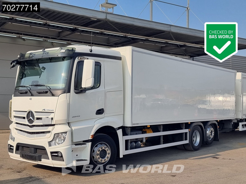 Mercedes-Benz Actros 2543 6X2 Retarder Lift+Lenkachse Navi Automatic Euro 6 - Dobozos felépítményű teherautó: 1 kép. Mercedes-Benz Actros 2543 6X2 Retarder Lift+Lenkachse Navi Automatic Euro 6 - Dobozos felépítményű teherautó: 1 kép.