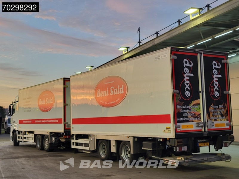 Mercedes-Benz Actros 2643 6X2 NL-Combi Frigoblock FB-FIL2 2tons Ladebordwand Retarder Automatic Xenon - Hűtős teherautó: 2 kép. Mercedes-Benz Actros 2643 6X2 NL-Combi Frigoblock FB-FIL2 2tons Ladebordwand Retarder Automatic Xenon - Hűtős teherautó: 2 kép.