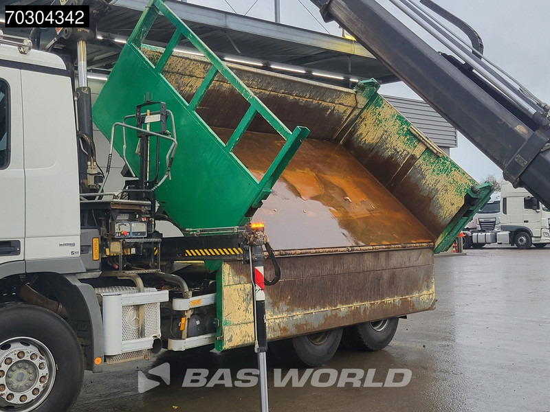 Mercedes-Benz Actros 2646 Actros 6X4 HIAB 122 BS-2 HIDUO Crane Kran 3-way tipper Big-Axle Euro 5 - Billenőplatós teherautó, Darus autó: 3 kép. Mercedes-Benz Actros 2646 Actros 6X4 HIAB 122 BS-2 HIDUO Crane Kran 3-way tipper Big-Axle Euro 5 - Billenőplatós teherautó, Darus autó: 3 kép.