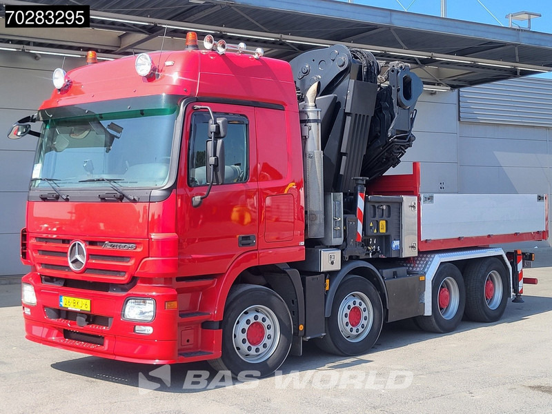 Mercedes-Benz Actros 2648 850 8X4 Effer 850/9S Kran Fifth wheel Big-Axle Automatic Euro 5 - Platós teherautó, Darus autó: 2 kép. Mercedes-Benz Actros 2648 850 8X4 Effer 850/9S Kran Fifth wheel Big-Axle Automatic Euro 5 - Platós teherautó, Darus autó: 2 kép.