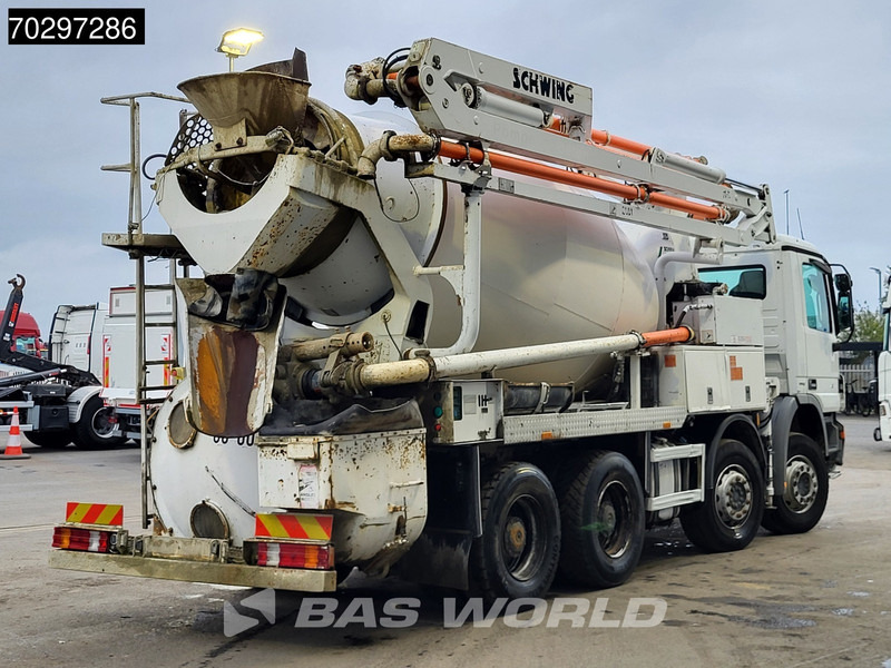 Mercedes-Benz Actros 3241 8X4 21meter Pump + 7m3 Stetter Mixer Steelsuspension Big-Axle Manual Euro 5 - Betonpumpa: 5 kép. Mercedes-Benz Actros 3241 8X4 21meter Pump + 7m3 Stetter Mixer Steelsuspension Big-Axle Manual Euro 5 - Betonpumpa: 5 kép.