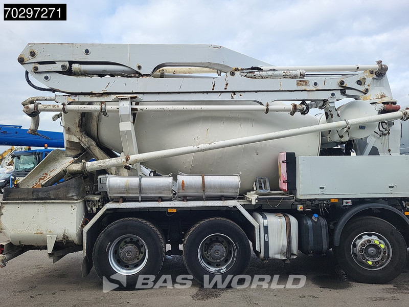 Betonpumpa Mercedes-Benz Actros 3241 8X4 7m3 Putzmeister Mixer Big-Axle Steelsuspension 3-Pedals Pompe+Mixer Euro 4: 7 kép.