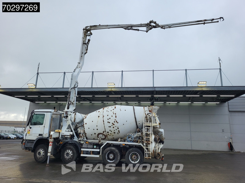 Mercedes-Benz Actros 3241 8X4 7m3 Putzmeister Mixer Big-Axle Steelsuspension Automatic Pompe+Mixer Euro 4 - Betonpumpa: 5 kép. Mercedes-Benz Actros 3241 8X4 7m3 Putzmeister Mixer Big-Axle Steelsuspension Automatic Pompe+Mixer Euro 4 - Betonpumpa: 5 kép.