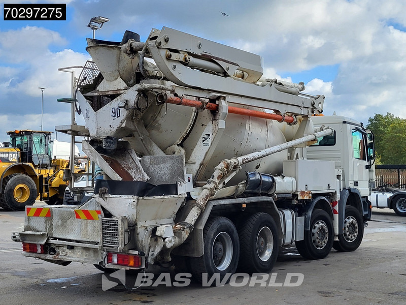 Mercedes-Benz Actros 3241 8X4 7m3 Putzmeister TMM 21-3 Mixer Big-Axle Steelsuspension 3-Pedals Euro 4 - Betonmixer: 5 kép. Mercedes-Benz Actros 3241 8X4 7m3 Putzmeister TMM 21-3 Mixer Big-Axle Steelsuspension 3-Pedals Euro 4 - Betonmixer: 5 kép.