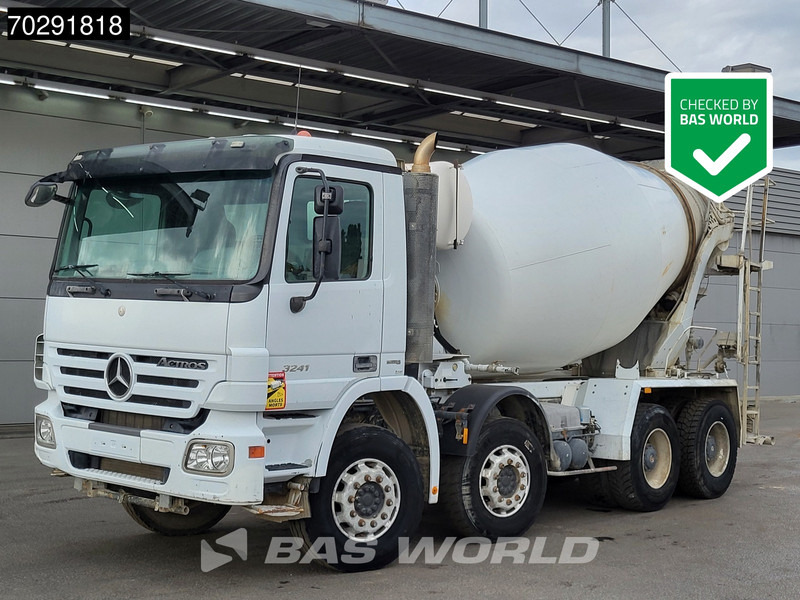 Mercedes-Benz Actros 3241 8X4 9m3 Stetter Steelsuspension 3-Pedals Retarder Euro 4 - Betonmixer: 1 kép. Mercedes-Benz Actros 3241 8X4 9m3 Stetter Steelsuspension 3-Pedals Retarder Euro 4 - Betonmixer: 1 kép.