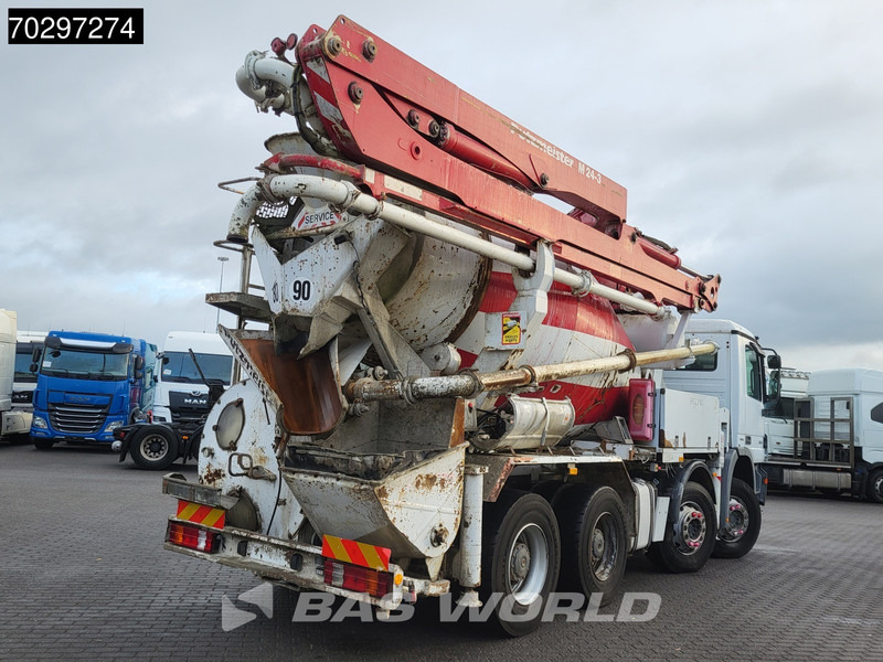 Mercedes-Benz Actros 3241 8X4 Putzmeister M24-3 Pump + 9m3 LIEBHERR Mixer Steelsuspension 3-Pedals Euro 4 - Betonpumpa: 5 kép. Mercedes-Benz Actros 3241 8X4 Putzmeister M24-3 Pump + 9m3 LIEBHERR Mixer Steelsuspension 3-Pedals Euro 4 - Betonpumpa: 5 kép.