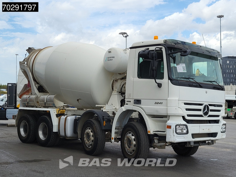 Mercedes-Benz Actros 3241 8X4 Retarder 9m3 Stetter Steelsuspension 3-Pedals Euro 4 - Betonmixer: 3 kép. Mercedes-Benz Actros 3241 8X4 Retarder 9m3 Stetter Steelsuspension 3-Pedals Euro 4 - Betonmixer: 3 kép.