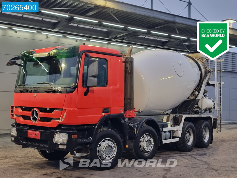 Mercedes-Benz Actros 3541 8X4 Big-Axle Steelsuspension 9m3 Mixer Euro 5 - Betonmixer: 1 kép. Mercedes-Benz Actros 3541 8X4 Big-Axle Steelsuspension 9m3 Mixer Euro 5 - Betonmixer: 1 kép.