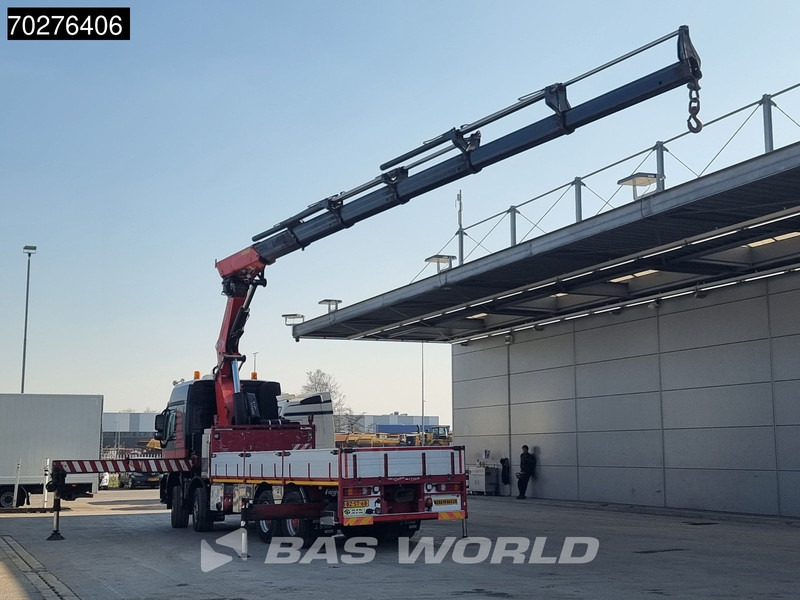 Mercedes-Benz Actros 4146 8X4 FASSI F600AXP.26 Crane Kran NL-Truck Euro 5 - Platós teherautó, Darus autó: 2 kép. Mercedes-Benz Actros 4146 8X4 FASSI F600AXP.26 Crane Kran NL-Truck Euro 5 - Platós teherautó, Darus autó: 2 kép.