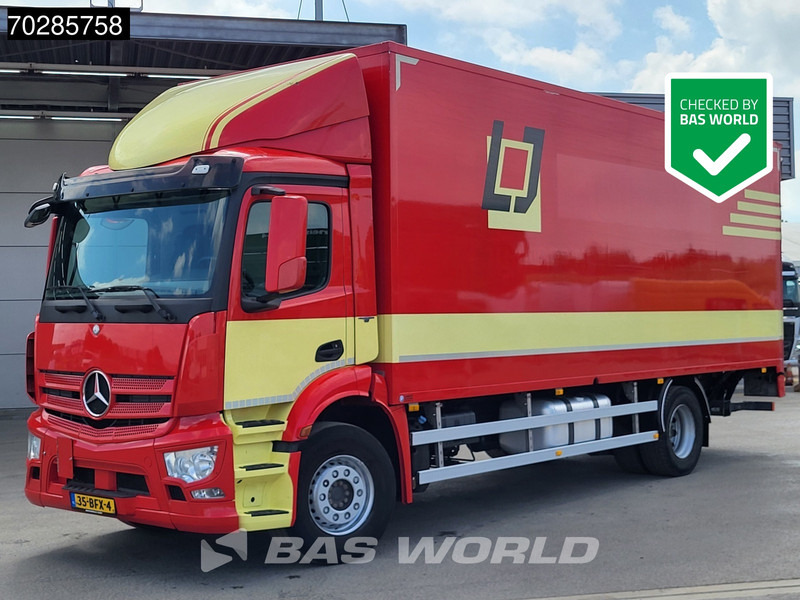 Mercedes-Benz Antos 1827 4X2 20.5t NL-Truck APK Automatic 2000kg Ladebordwand Euro 6 - Dobozos felépítményű teherautó: 1 kép. Mercedes-Benz Antos 1827 4X2 20.5t NL-Truck APK Automatic 2000kg Ladebordwand Euro 6 - Dobozos felépítményű teherautó: 1 kép.