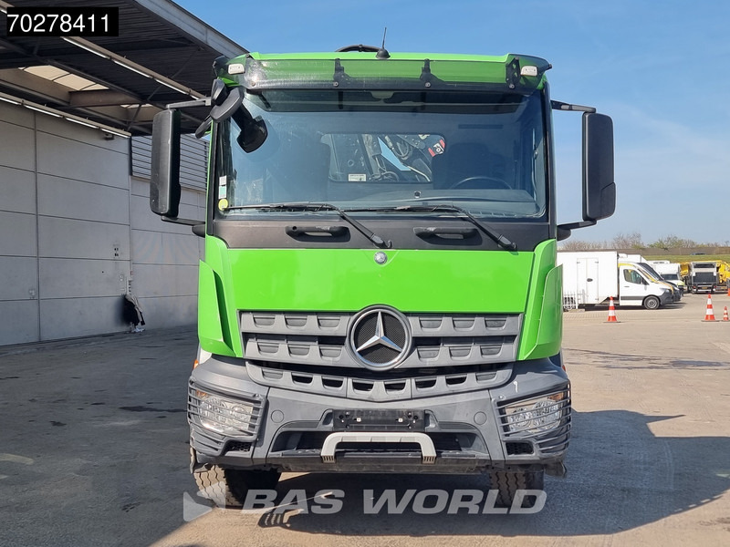 Platós teherautó, Darus autó Mercedes-Benz Arocs 1830 4X2 Hiab 122 ES-3 HIPRO Kran Crane Big-Axle Euro 6: 11 kép.