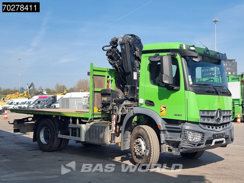 Mercedes-Benz Arocs 1830 4X2 Hiab 122 ES-3 HIPRO Kran Crane Big-Axle Euro 6 - Platós teherautó, Darus autó: 3 kép. Mercedes-Benz Arocs 1830 4X2 Hiab 122 ES-3 HIPRO Kran Crane Big-Axle Euro 6 - Platós teherautó, Darus autó: 3 kép.