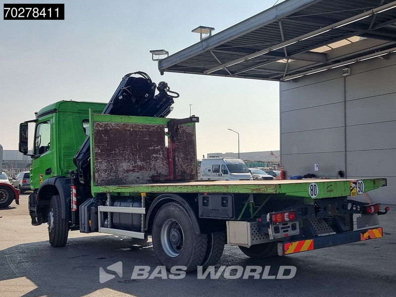 Mercedes-Benz Arocs 1830 4X2 Hiab 122 ES-3 HIPRO Kran Crane Big-Axle Euro 6 - Platós teherautó, Darus autó: 2 kép. Mercedes-Benz Arocs 1830 4X2 Hiab 122 ES-3 HIPRO Kran Crane Big-Axle Euro 6 - Platós teherautó, Darus autó: 2 kép.