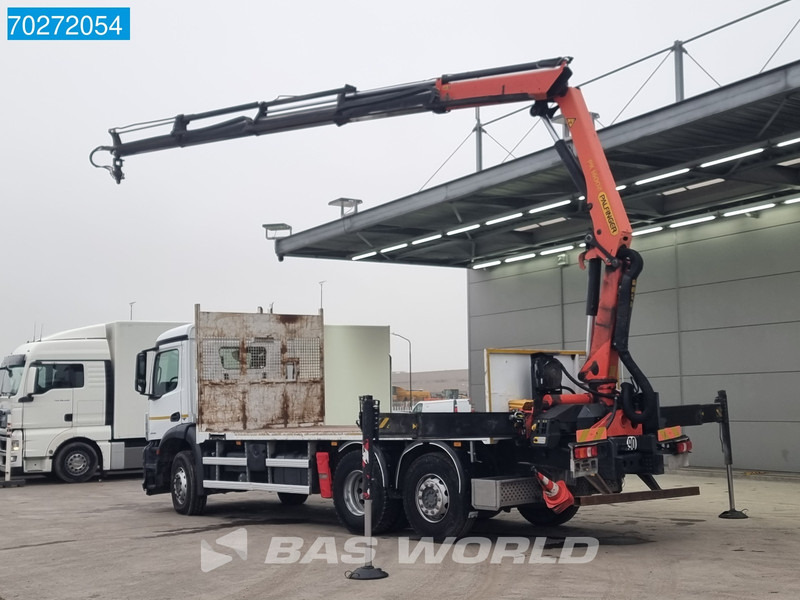 Mercedes-Benz Arocs 2536 6X2 Palfinger PK 16002 Crane Lenkasche Euro 6 - Platós teherautó, Darus autó: 2 kép. Mercedes-Benz Arocs 2536 6X2 Palfinger PK 16002 Crane Lenkasche Euro 6 - Platós teherautó, Darus autó: 2 kép.
