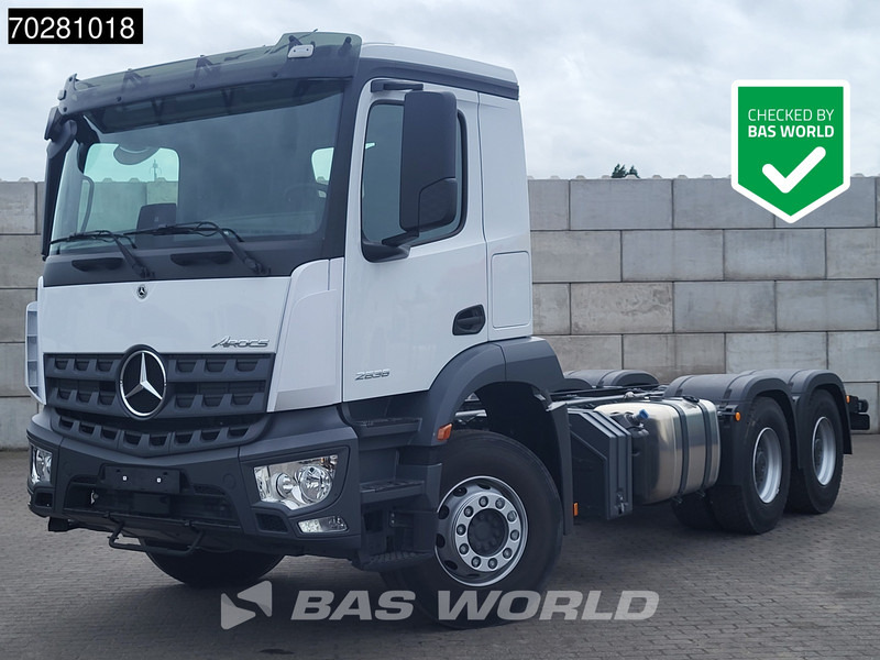 Mercedes-Benz Arocs 2636 6X4 NEW Steelsuspension chassis Flywheel PTO Big-Axle Automatic Euro 6 - Alvaz teherautó: 1 kép. Mercedes-Benz Arocs 2636 6X4 NEW Steelsuspension chassis Flywheel PTO Big-Axle Automatic Euro 6 - Alvaz teherautó: 1 kép.