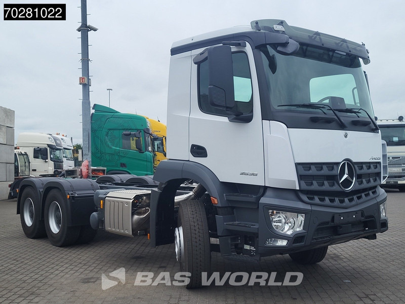 Mercedes-Benz Arocs 2636 6X4 NEW chassis Flywheel PTO Big-Axle Automatic Steelsuspension Euro 6 - Alvaz teherautó: 3 kép. Mercedes-Benz Arocs 2636 6X4 NEW chassis Flywheel PTO Big-Axle Automatic Steelsuspension Euro 6 - Alvaz teherautó: 3 kép.